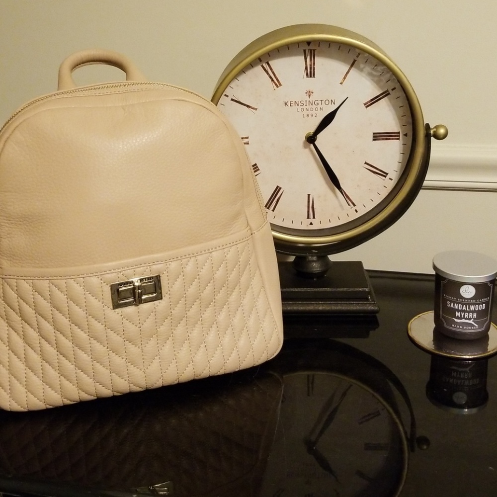 Karl Lagerfeld Leather Paris Backpack NWOT  11"x5"x12"   ♣️❤HOST PICK!! ❤5/1/19
